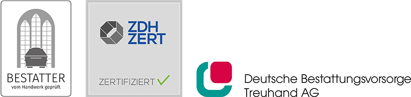 Bestatter, ZDH und Treuhand AG Logos