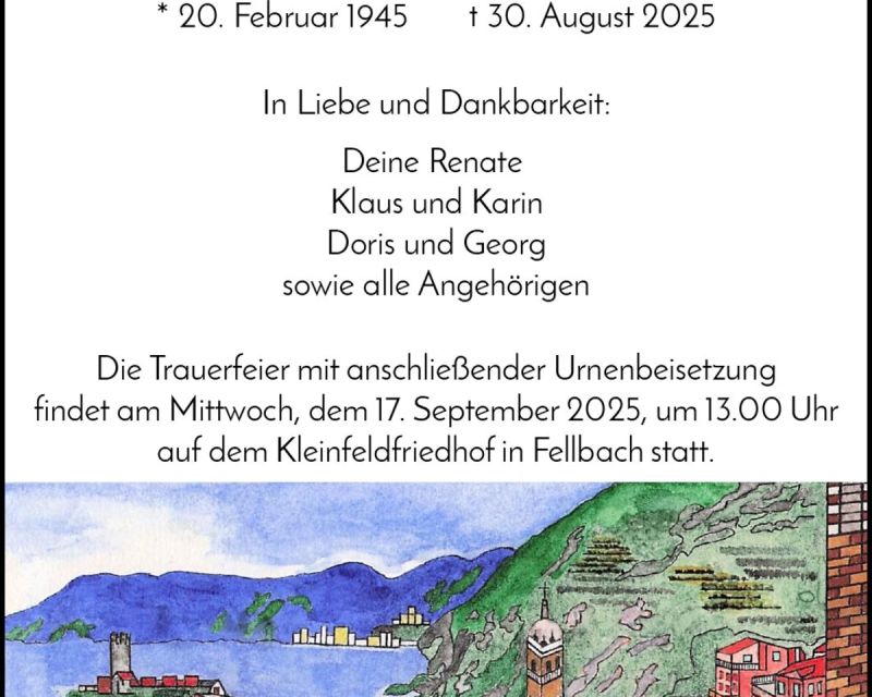 Traueranzeige Rudolf Hägele